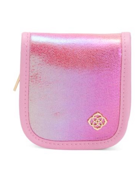 Kendra Scott Jewelry - NWT Kendra Scott Travel Jewelry Wallet Pouch in Shimmer Pink
